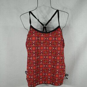 South Point woman's Tankini plus size 22W Two Piece MSRP$100.00 Red Black NWT